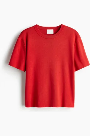 H&M Fine-knit T-shirt