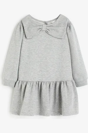 H&M Flounce-trimmed sweatshirt dress