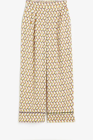 H&M Wide satin trousers