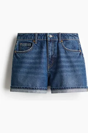 H&M High-waisted denim shorts