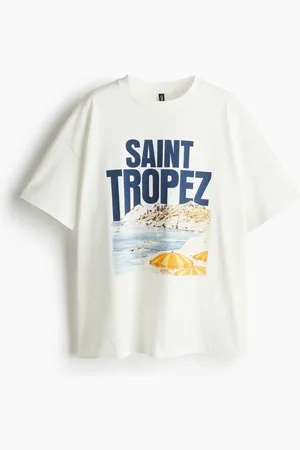 H&M Oversized motif-detail T-shirt