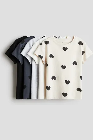 H&M 5-pack cotton T-shirts