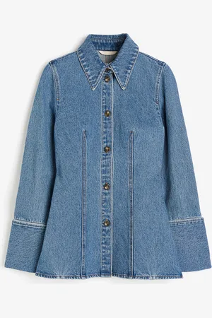 H&M Fitted denim shirt