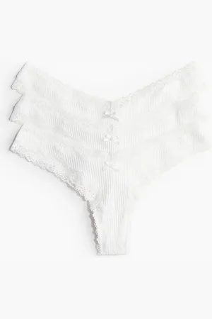 H&M 3-pack cotton Brazilian briefs