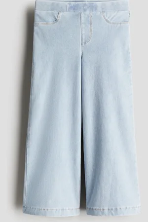 H&M Wide denim-look trousers