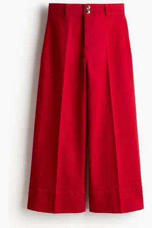 H&M Wide High Cropped Jeans
