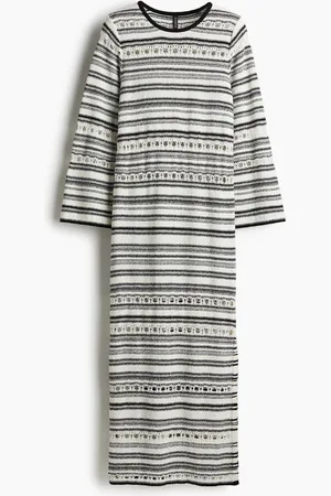 H&M Purl-knit bouclé dress