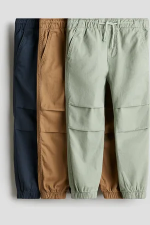 H&M 3-pack cotton joggers