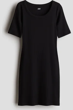 H&M Ribbed cotton dress