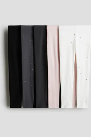 H&M 5-pack jersey leggings