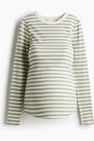 H&M MAMA Ribbed jersey top