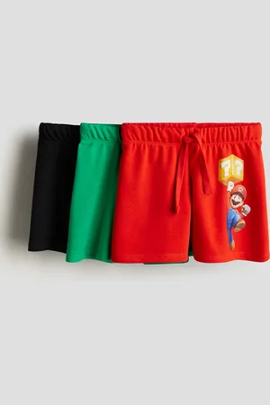 H&M 3-pack printed sweatshorts