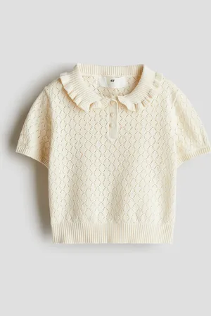 H&M Pointelle-knit top jumper