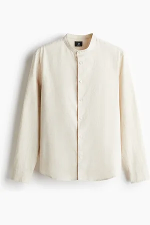 H&M Regular Fit Linen-blend shirt
