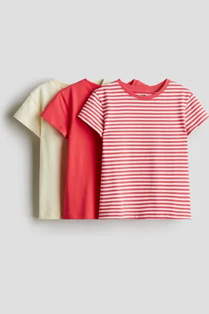 H&M 3-pack cotton tops