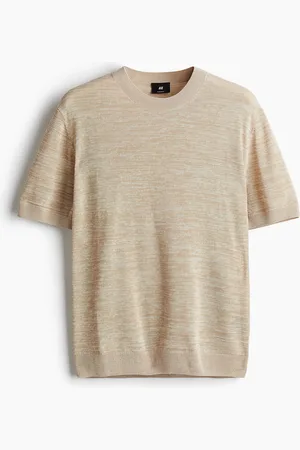 H&M Regular Fit Fine-knit T-shirt