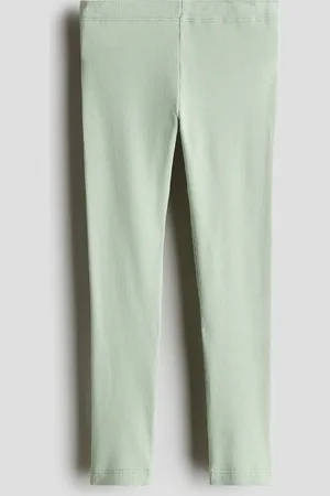 H&M Ribbed cotton leggings