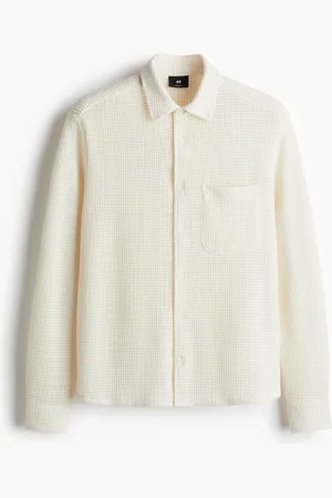 H&M Regular Fit Waffled shirt