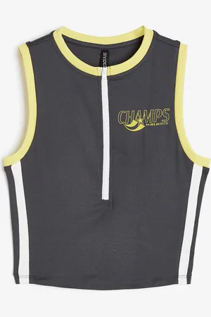 H&M Printed zip-top vest top