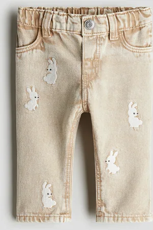 H&M Embroidery-detail jeans