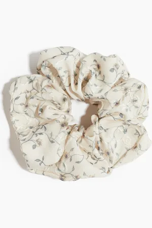 H&M Embroidered scrunchie