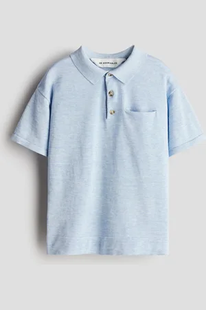 H&M Silk-blend polo shirt