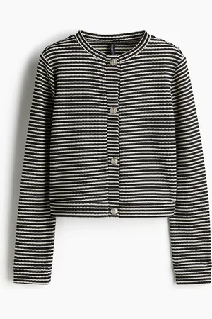 H&M Textured jersey cardigan