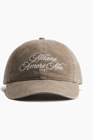 H&M Embroidered-motif twill cap