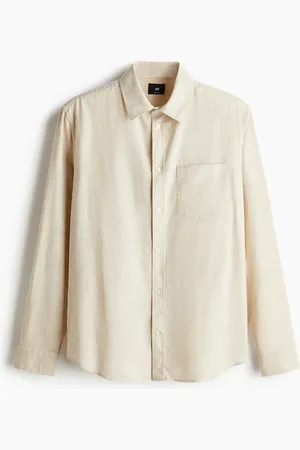 H&M Regular Fit Linen-blend shirt