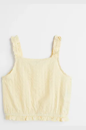 H&M Cropped sleeveless top