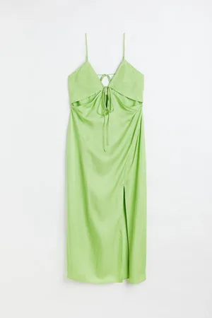 H&M V-neck cut-out dress