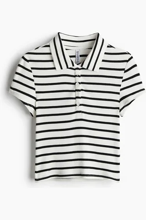 H&M Ribbed polo shirt