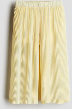 H&M Plissé chiffon trousers