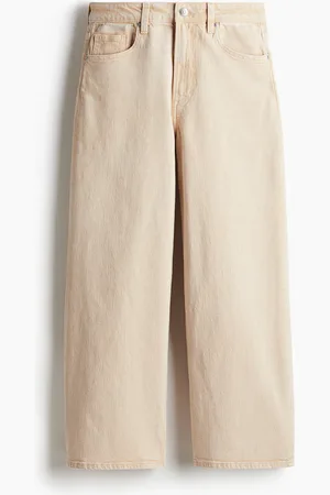 H&M Wide High Cropped Jeans