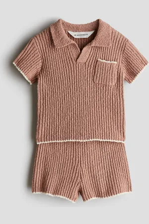 H&M 2-piece bouclé-knit set