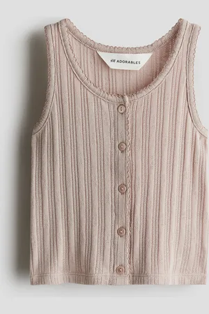 H&M Pointelle jersey vest top