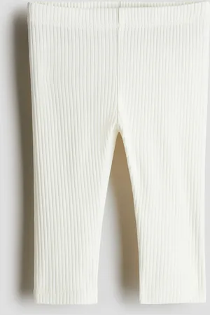 H&M Ribbed cotton leggings