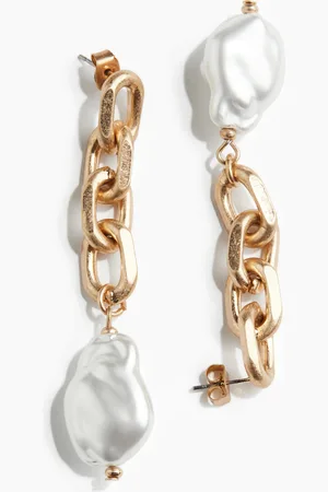 H&M Bead-detail pendant earrings