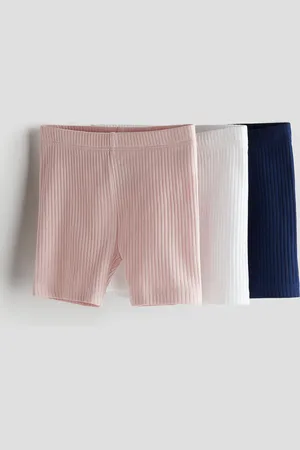 H&M 3-pack ribbed cycling shorts