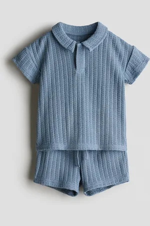 H&M 2-piece polo shirt and shorts set