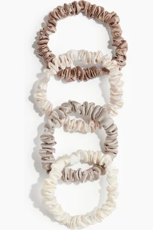 H&M 4-pack silk scrunchies