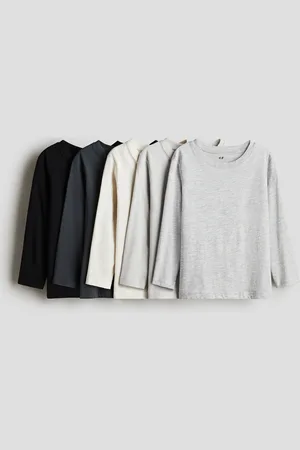 H&M 5-pack long-sleeved T-shirts