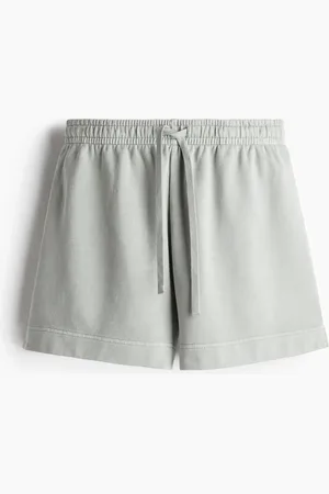 H&M Washed cotton sweatshorts