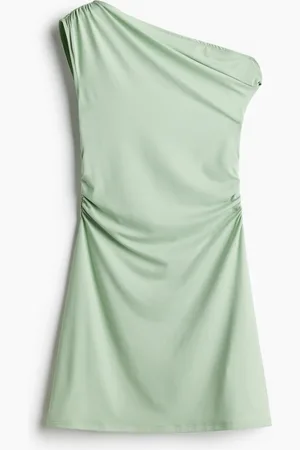 H&M Twist-detail one-shoulder dress