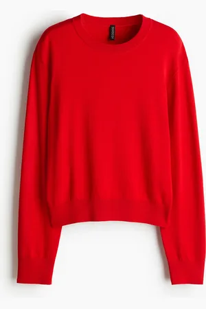 H&M Short fine-knit jumper