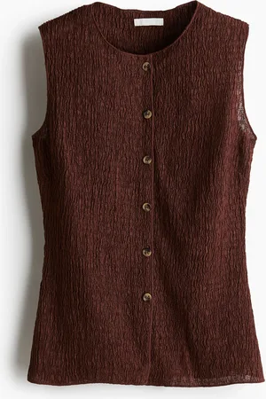 H&M Textured jersey waistcoat