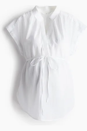 H&M MAMA Tie-belt blouse