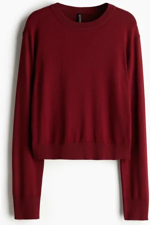 H&M Short fine-knit jumper