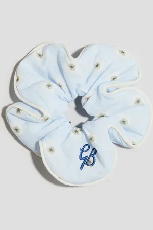H&M Patterned cotton scrunchie