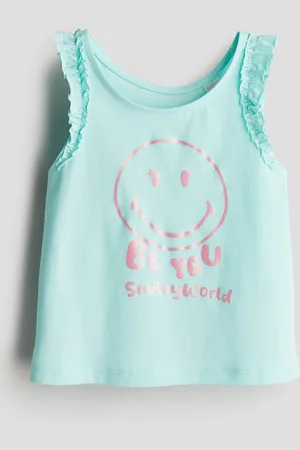 H&M Frill-trimmed vest top